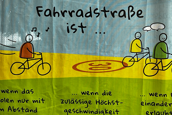 ADFC Fahrt nach regensburg Fahrradstraße ist, wenn .... das Nebeneinaderradeln erlaubt ist