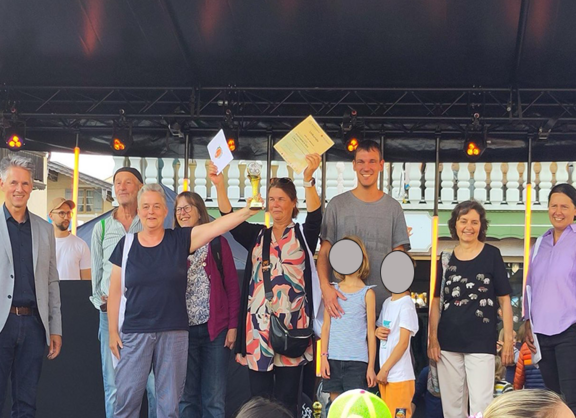 Gratulation durch den 1. Bürgermeister 