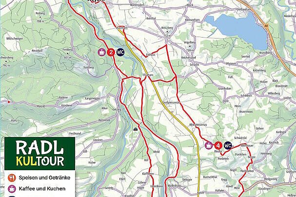Radlkultour 2023 Routenplan