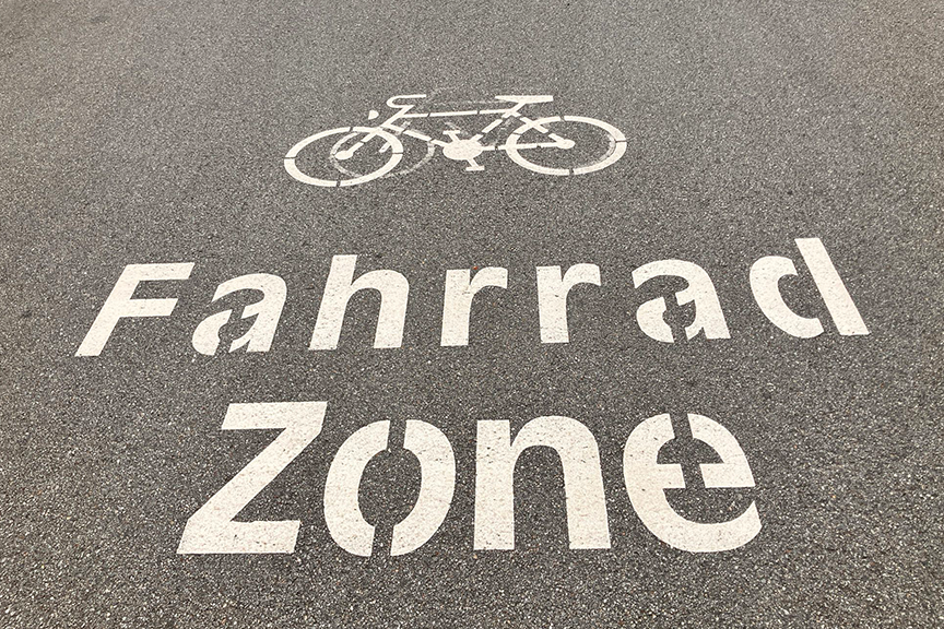 Fahrradzone