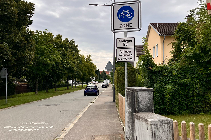 Fahrradzone