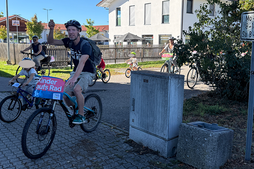 Einfahrt zum BikePark beim TV Miesbach