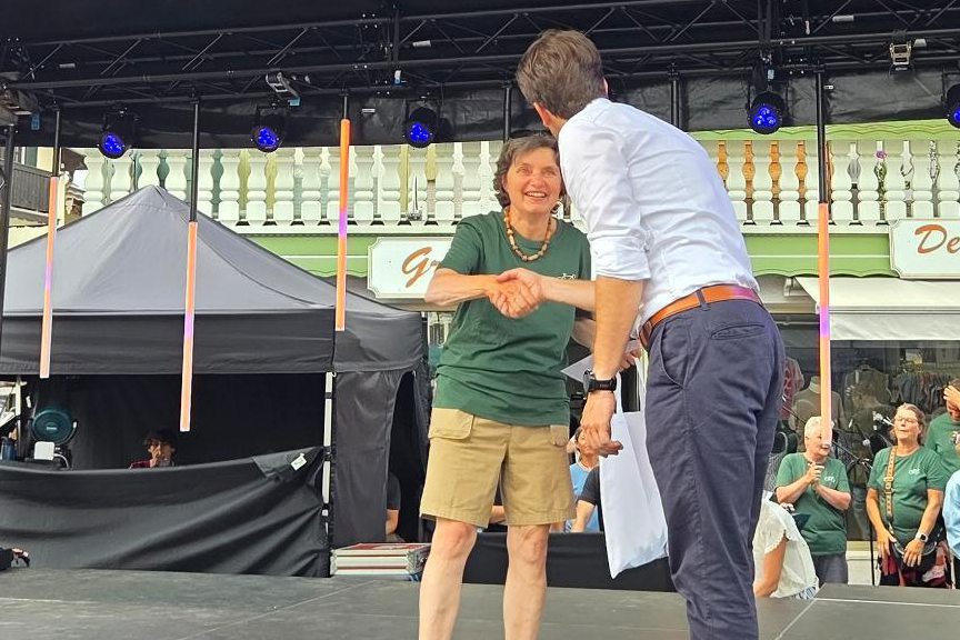 Stadtradeln Ehrung 2026 Stadtradeln 2026 Stadt Miesbach: Barbara Klinger 3. Platz bei den Einzelfahrten (Frauen)