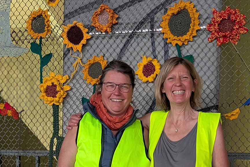 ADFC Miesbach und Wirkstatt - Stefanie Wegerhoff und Anschi Hacklinger